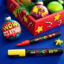 UNI POSCA dekormarker készlet 0.9 mm PC-3M Alap színek (4 db)