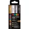 UNI POSCA dekormarker készlet 0.7 mm PC-1M Ünnepi színek (4 db)
