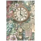 Stamperia Gardens of Time Rízspapír készlet A6  Mini Rice Paper (8 ív)