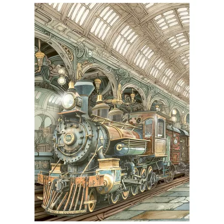 Stamperia Gardens of Time Rízspapír készlet A6  Mini Rice Paper (8 ív)