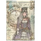 Stamperia Gardens of Time Rízspapír készlet A6  Mini Rice Paper (8 ív)