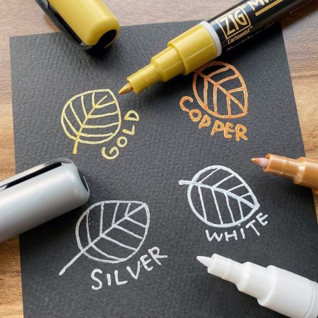 Kuretake / ZIG  Mangaka dekormarker Opaque Liner (4 db)