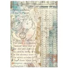 Stamperia Gardens of Time Rízspapír készlet A6  Rice Paper Backgrounds (8 ív)