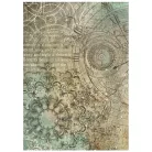 Stamperia Gardens of Time Rízspapír készlet A6  Rice Paper Backgrounds (8 ív)