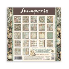   Stamperia Gardens of Time Papírkészlet 12" (30 cm)  Paper Pack Maxi (Single Face) (22 ív)