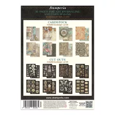   Stamperia Gardens of Time  Junk Journal A5 Focus Points (1 csomag)