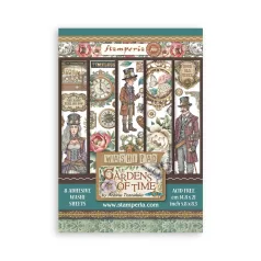 Stamperia Gardens of Time Washi matrica Washi Pad (8 ív)