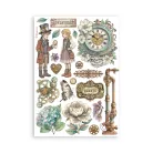 Stamperia Gardens of Time Washi matrica Washi Pad (8 ív)