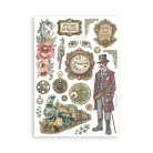 Stamperia Gardens of Time Washi matrica Washi Pad (8 ív)