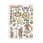 Stamperia Gardens of Time Washi matrica Washi Pad (8 ív)