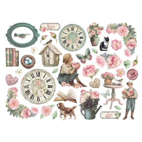 Stamperia House of Roses Kivágatok Die Cuts Assorted (1 csomag)