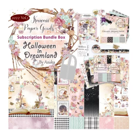 Memory Place Scrapbook alkotócsomag - Kawaii Paper Goods Halloween in Dreamland Vol. 3 (1 csomag)