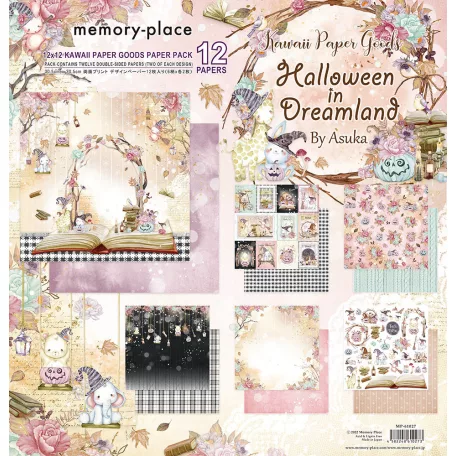 Memory Place Scrapbook alkotócsomag - Kawaii Paper Goods Halloween in Dreamland Vol. 3 (1 csomag)