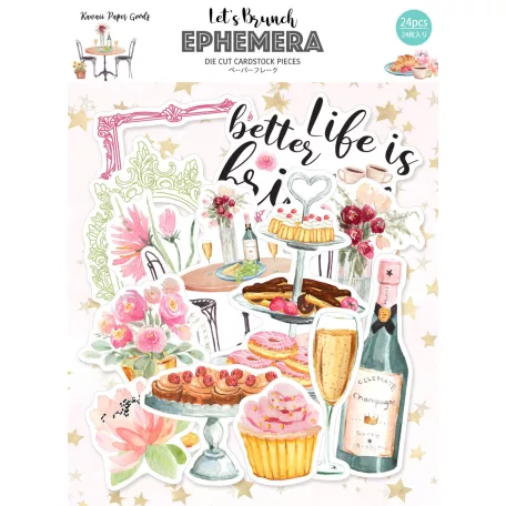 Memory Place Scrapbook alkotócsomag - Kawaii Paper Goods Let's Brunch Vol.1 Bundle (1 csomag)