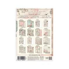   Stamperia House of Roses  Junk Journal Stickers, Cut-Outs, Backgrounds (1 csomag)
