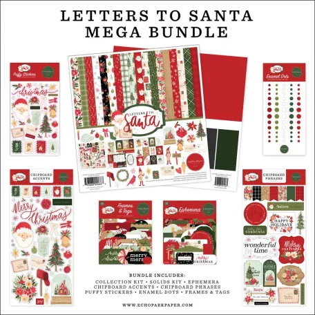 Carta Bella Scrapbook alkotócsomag Letters To Santa - Mega Bundle (1 csomag)