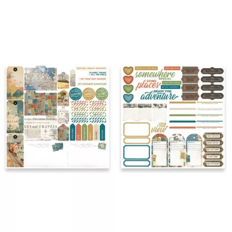 Arden Creative Studio Kivágatok Been There Ephemera Pack (1 csomag)