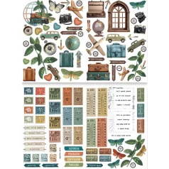   Arden Creative Studio Kivágatok Been There Laser Cuts (1 csomag)