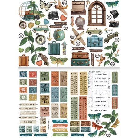 Arden Creative Studio Kivágatok Been There Laser Cuts (1 csomag)