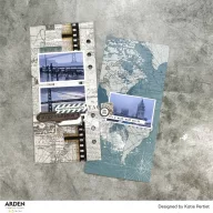   Arden Creative Studio Papírkészlet 6"x8" (15x20cm) Been There Paper Pad (1 csomag)