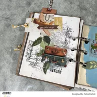   Arden Creative Studio Szilikonbélyegző 4"x8" (10x20cm) Maker Series Clear Stamp Set Charted Adventures (1 csomag)