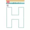 Marianne Design stencil H betű (1 csomag)