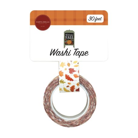 Carta Bella Leaf Pile Dekorációs ragasztószalag Welcome Fall Washi Tape (1 db)