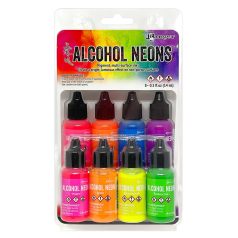   Ranger Neon alkoholos tinta készlet / Tim Holtz Alcohol Ink Neon (8 db)