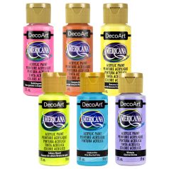   Matt akrilfesték készlet 6x59ml Dolled Up Trend Color Palette DecoArt Americana Acrylics