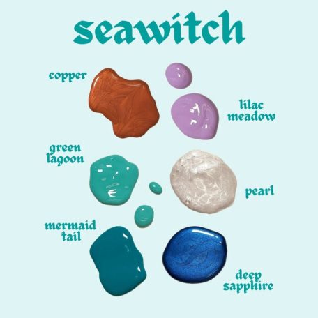 Akrilfesték készket 6x59ml Seawitch Trend Color Palette DecoArt Americana Acrylics & Extreme Sheens (6 db)