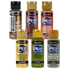   Akrilfesték készket 6x59ml Terra Futura Trend Color Palette DecoArt Americana Acrylics & Extreme Sheens (6 db)