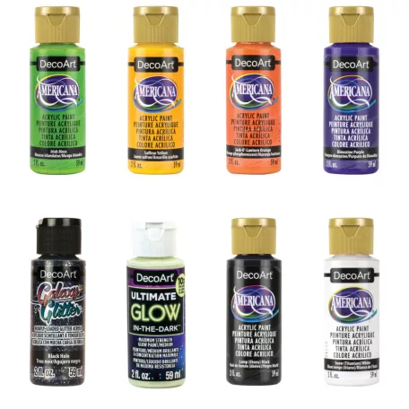 Akrilfesték készket DecoArt Halloween Paint Set (8 db)