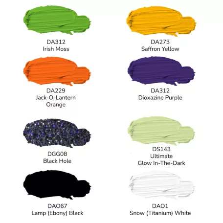 Akrilfesték készket DecoArt Halloween Paint Set (8 db)