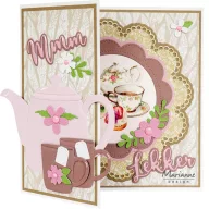   Marianne Design kivágólap Teázás körmotívumokkal (1 db)
