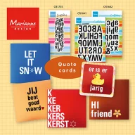Marianne Design vágósablon Ábécé (M) (1 csomag)