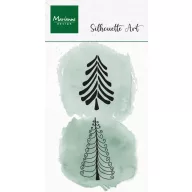 Marianne Design bélyegző Vidám fák (2 db)