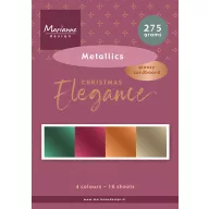  Marianne Design kartonpapír Karácsonyi elegancia metálfényű (16 db)