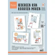   Marianne Design kreatív kellék Bárki készíthet képeslapot – kreatív készlet (1 csomag)