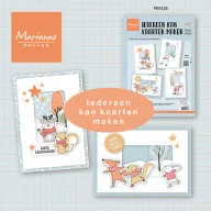   Marianne Design kreatív kellék Bárki készíthet képeslapot – kreatív készlet (1 csomag)