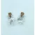 Üvegcse parafa dugóval 21x11x23mm star Mini Glass Bottles (2 db)