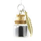 Üvegcse parafa dugóval 15x22mm Mini Glass Bottles (2 db)