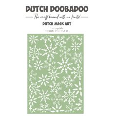   Dutch Doobadoo Merry and Bright Stencil A5 Ice Crystals  Dutch Mask Art (1 db)