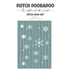   Dutch Doobadoo Merry and Bright Stencil A5 Snowflakes Dutch Mask Art (1 db)