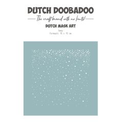   Dutch Doobadoo Merry and Bright Stencil 6" (15 cm) Snow Dutch Mask Art (1 db)