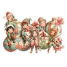 Dutch Doobadoo Merry and Bright Kivágatok  Dutch Die-cuts (1 csomag)