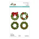 Vágósablon készlet, Say Cheese Classic Mouse Holiday Wreath/ Cutting Dies (1 csomag)