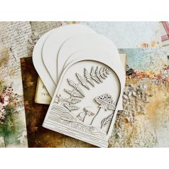   Alchemy of Art Chipboard díszítőelem - In Autumn Colors - Chipboard album base Wardrobe (1 csomag)