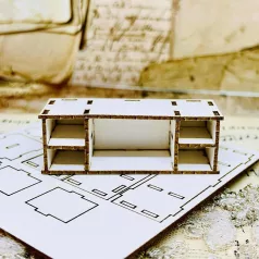   Alchemy of Art Chipboard díszítőelem - Behind Closed - Chipboard Shelf (1 csomag)