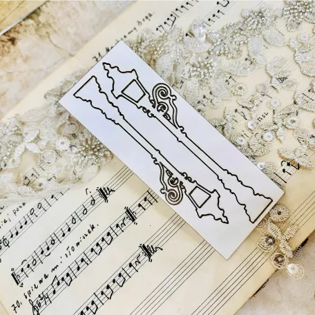 Alchemy of Art Chipboard díszítőelem - Behind Closed - Chipboard Street Lamps (1 csomag)