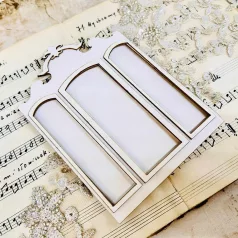   Alchemy of Art Chipboard díszítőelem - Behind Closed - Chipboard shaker box Wardrobe (1 csomag)